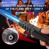 Butane Torch Lighter, welding torch,super long flame,Refillable Kitchen Cooking Torch