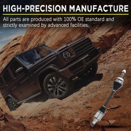 AUTOSTEADY Front CV Axle Shaft Assembly Replacement for 2004 2005 2006 2007 2008 Toyota Solara, 2002 2003 2004 2005 2006 2007 2008 2009 Camry, Diver and Passenger Side TO-8051 TO-8053