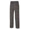 boxercraft Double-Brushed 100% Cotton Harley Flannel Pant for Men, Charcoal/Buffalo