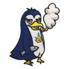 Pot Smoking Pals Smoking - Iron on Embroidered Patch Applique