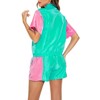 Women's Vintage 80s 90s Costume 2 Piece Outfit Zip Front