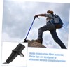 SUPVOX Hiking Stick Tips Carbon Fiber Ski Pole Tip Trekking