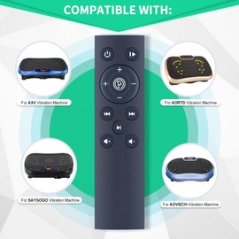 Vibration Plate Replacement Remote Control for AXV/AORTD/SAYGOGO/AOVIECH Multiple Brand Vibration Plate Exercise Machine, for Sportstech VP250 VP275
