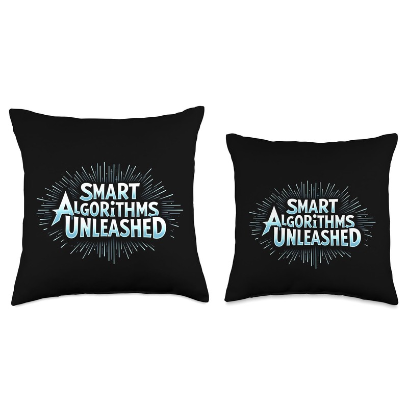 Smart Algorithms Unleashed Edge AI Machine Learning Edge Throw Pillow