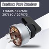 Switch Includes Handle Compatible with Miller Welder Starter Ignition Switch
