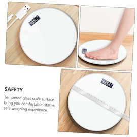 SHOWERORO Body Weight Scale Electronic Weighing Tool with Temperature Display Compact Design for Home Use Intelligent Weight Sensing Professional Accuracy Energy Saving Feature