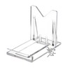 2" Two Part Adjustable Clear Acrylic Plastic Display Stand Easel