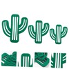 MAGICLULU 1set Cactus Felt Coaster Heat Insulated Cup Mat Multi