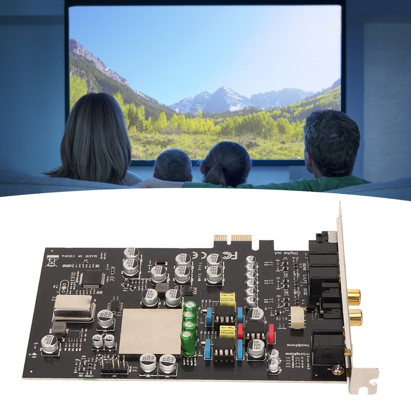 PCIe Sound Card CM8828 7.1CH TCXO PCIe PC Sound Card