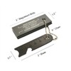 Giskieo Magnesium Flint Fire Starter, Survival Fire Blocks with Striker