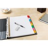 Avery 8-Tab Binder Dividers, Write & Erase Multicolor Big Tabs,