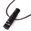 ACME Double Tone Whistle No. 641 Black with Free Leather