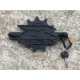 Unbranded Suzuki GSXR 3d Printed Wall Mount Key Holder - Black