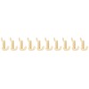 Hikari Resin Hooks for Punching Boards, Light Brown, Pack of