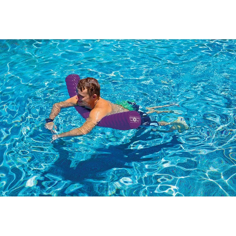 Wow Sports WOW Dipped Non-Slip Ribbed Foam Pool Noodle -