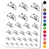 Sad Cat Kitten Looking Longingly Temporary Tattoo Water Resistant Fake