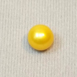 AOS Design Genuine Round Yellow Gold Freshwater Pearls - For Pearl Pendants & Holders