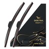 DOG TAIL Neoprene Dual-Steel Frame Wiper Blades 22"+20" with Multiple