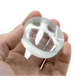 Double Concave Lens, 50mm Focal Length, 2" (50mm) Diameter - Spherical, Optically Worked Glass Lens - Ground Edges, Polished - Great for Physics Classrooms - Eisco Labs