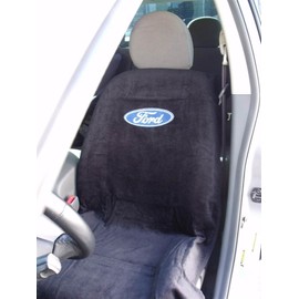Seat Armour SA100FORB Black 'Ford' Seat Protector Towel