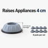 Washing Machine Anti-Vibration Pads – 8 Pack Shock-Absorbing Feet for