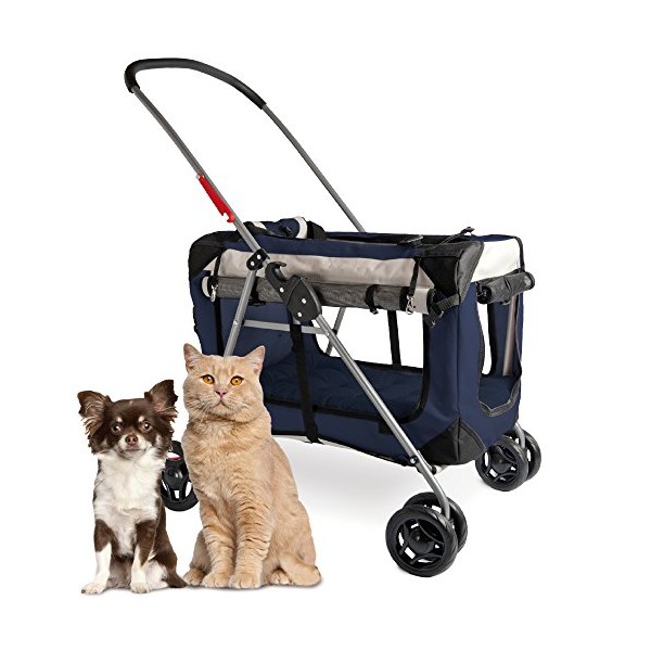 Pet Stroller and Carrier - Premium Cat & Dog Stroller