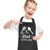 FRIUSATE Kids Apron Kids Kitchen Apron with 2 Pockets Adjustable