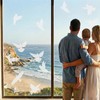 16Pcs Anti Collision Window Decals for Bird Strikes, UV Reflective