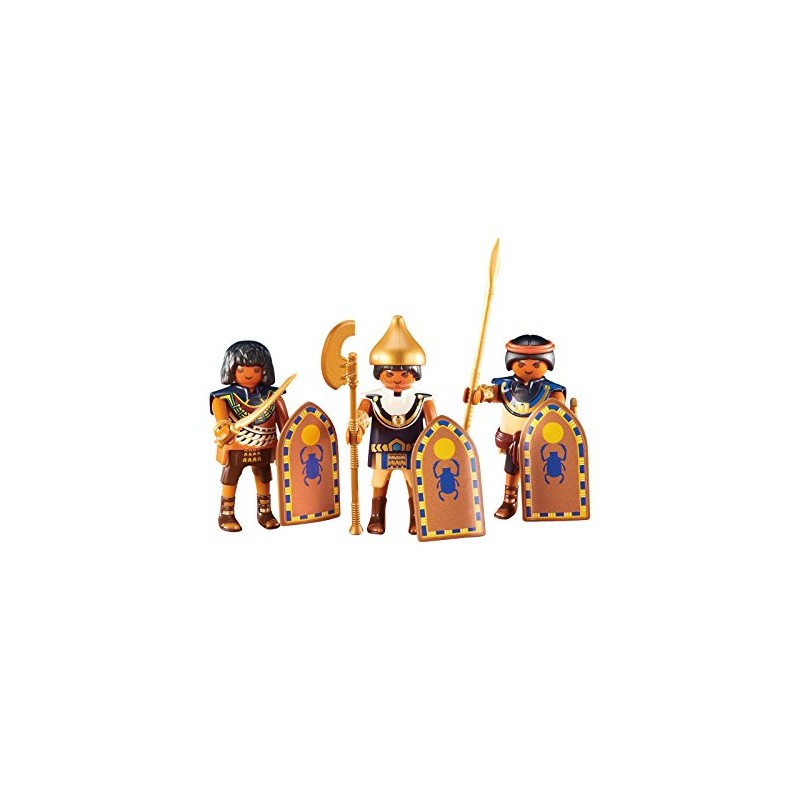Playmobil - 6488 - 3 Soldats Egyptiens - Emballage Plastique,