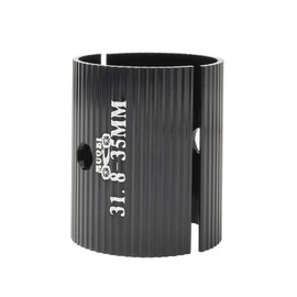 Sharplace Lightweight Bike Handlebar Shim 31.8mm to 25.4mm 31mm to 35mm Aluminium Alloy Bicycle Stem Size Reducing Adapter Spacers, Black 31.8-35mm