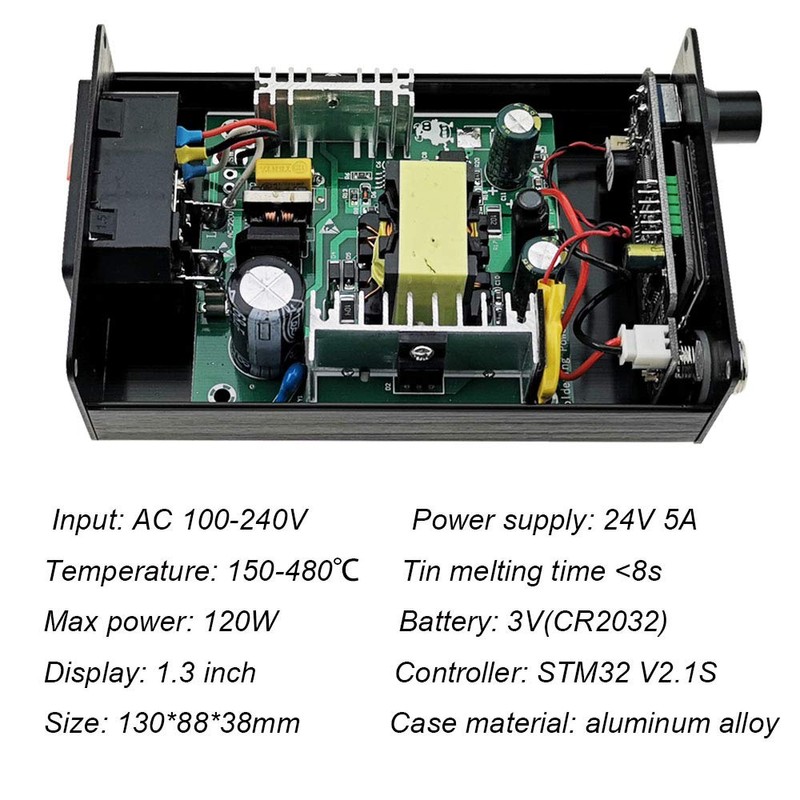 KSGER T12 Soldering Station STM32 OLED V2.1S T12 Iron Tips