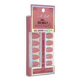 L.A. Girl Oh So Jelly Nail Tips, Love you a Latte GNT725G