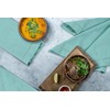 BEDDING CRAFT Set of 12 Cotton Cloth Napkin 18x18 Aqua
