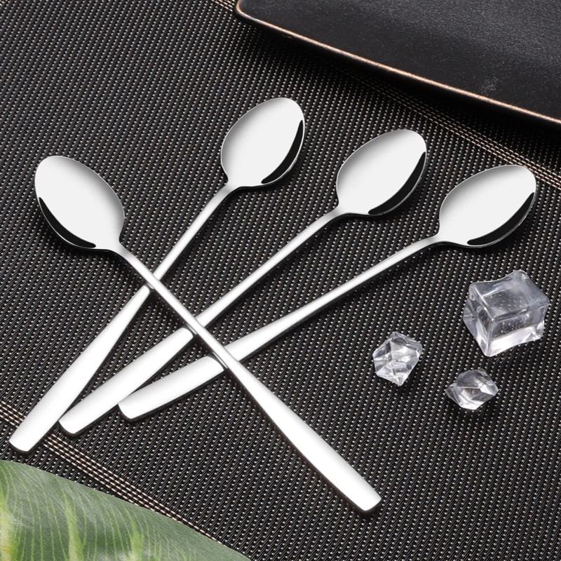 Callyne 12-Piece Stainless Steel Mixing Sundae Spoons