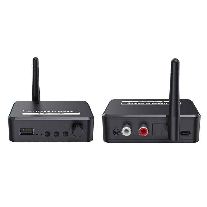 Bluetooth 5.1 Receiver Multifunction RCA 3.5mm Jack Supports U Disk