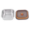 316 Stainless Steel Food Storage Container Vacuum Sealed Metal Food