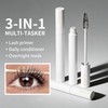 Mascara Primer White, 5D White Mascara Waterproof, Volumising & Curl