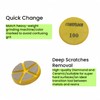 Hybrid Ceramic Transitional Diamond Polishing Pucks for Concrete Terrazzo Floor,