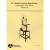 ROCKWELL 14" Wood Band Saw Instruction Parts Manual