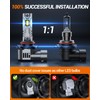 Sealight 9012 Bulbs 36000LM Brightest Replacement 6500K with Cooling Fan