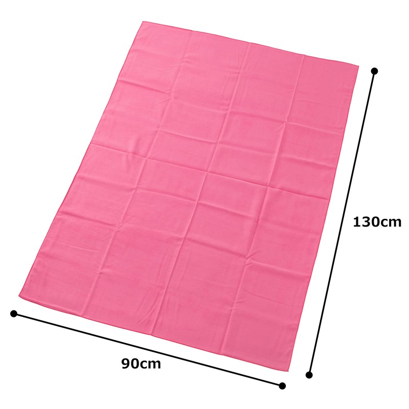 ASK-1S Dry Bath Towel, Rose 35.4 x 51.2 inches (90