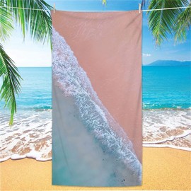Mikrofaser Beach Handtuch Super leichte Camo Badetuch Sanddicht Beach Decke Mehrzwecktuch für Reisen Schwimmbecken Campingurlaub Badetücher Groß (E, One Size)