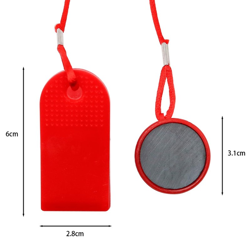 Tiardey 2Pcs Safety Key Treadmill Emergency Stop Universal Magnet Safety