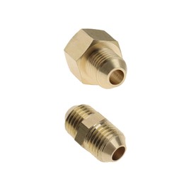 EMSea 2pcs M14 Male to M14 Male/Female Adapter Brass for Pressure Washer Hose Internal Thread Hose Pipe Fitting Garden Tools