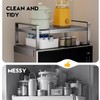 (17-31.5 inches) Adjustable Refrigerator or Washer Top Storage Rack -