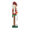 Kurt S. Adler 15-Inch Red and Green Golfer Nutcracker, Multi