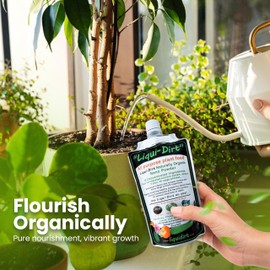 Naturally Organic Plant Food Fertilizer – All-Purpose for Indoor Houseplants, Rare Aroids, Flowers, Outdoor Vegetables & Herbs – Enriched with Microbes & Nutrients – Makes 50 Gallons