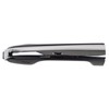 TRQ Exterior Door Handle Smooth Black With Chrome Insert Compatible