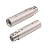 Depyequ XLR 3PIN Adapter Connector 3 Pin XLR Female to