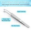 Meibomian Gland Expressor Forceps, Eyelid Gland Blockage Unblocking Physiotherapy Tools,